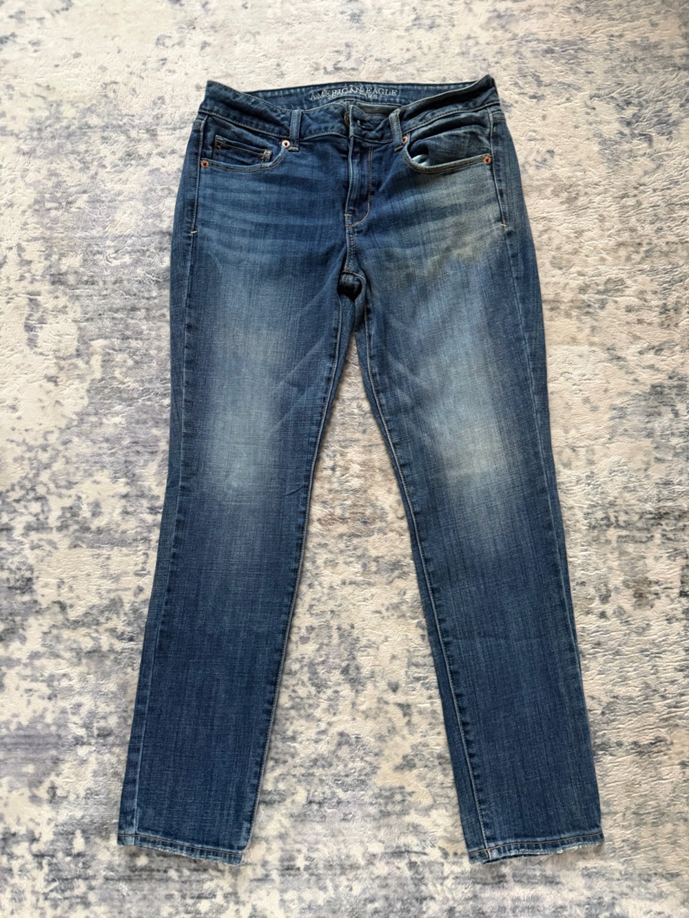 American Eagle Outfitters Dark Blue Skinny Jeans